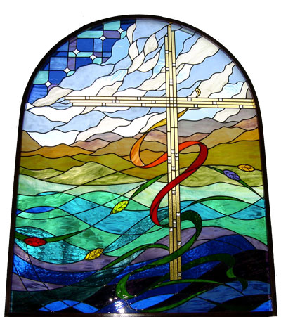  Pic of stained glass window